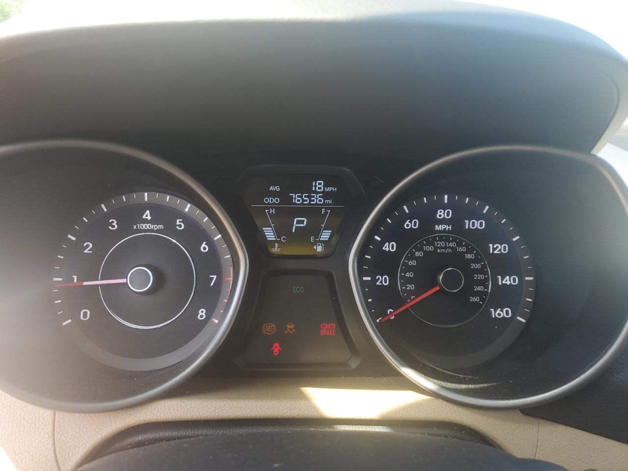 2013 Hyundai Elantra Gls   Tan vin: 5NPDH4AE9DH444482
