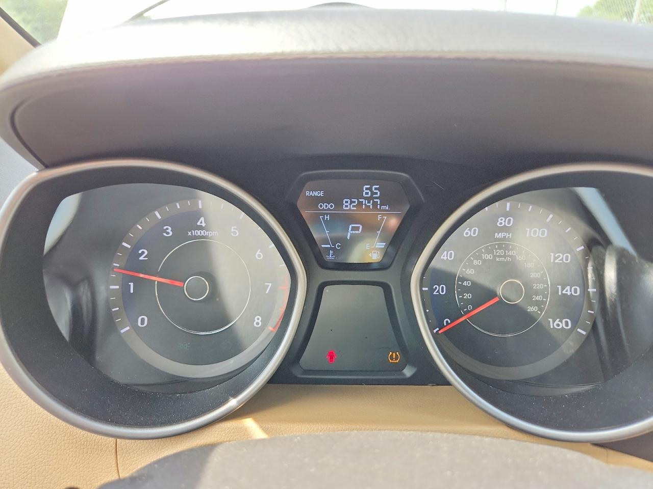 2013 Hyundai Elantra Gls Tan vin: 5NPDH4AE9DH444482