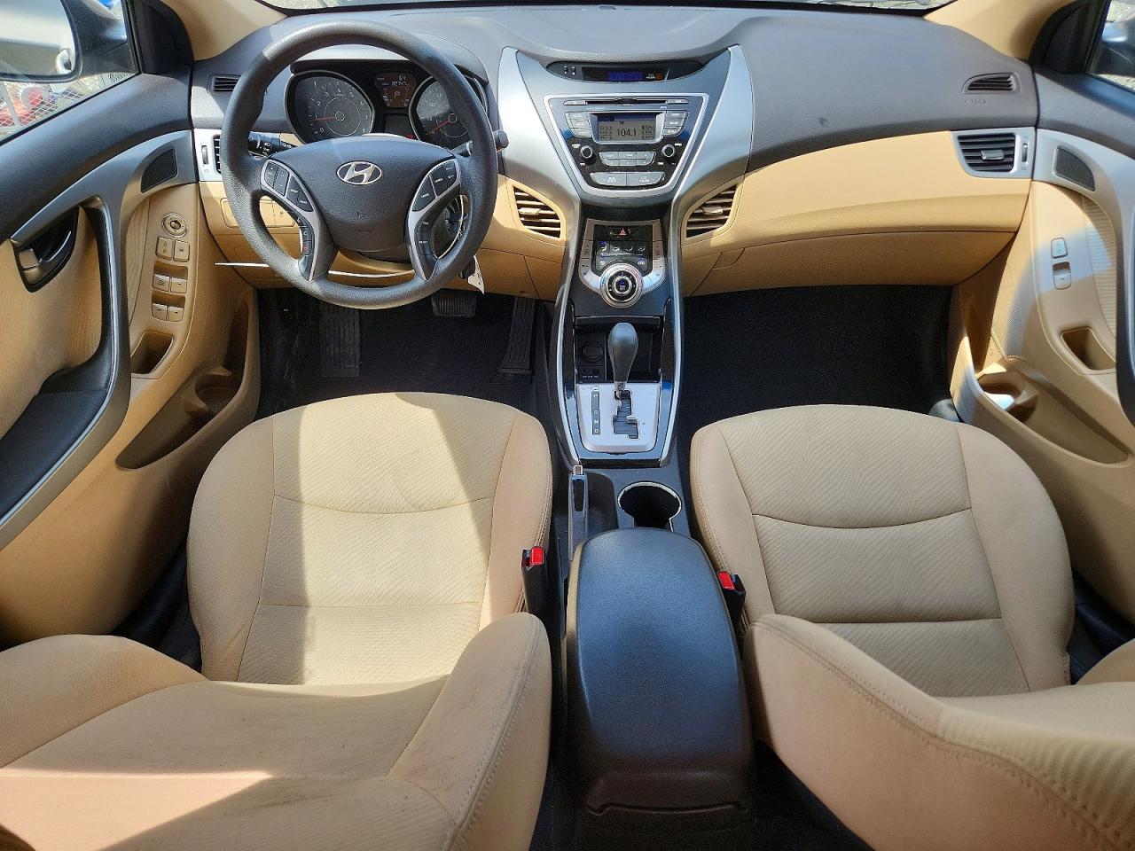2013 Hyundai Elantra Gls Tan vin: 5NPDH4AE9DH444482