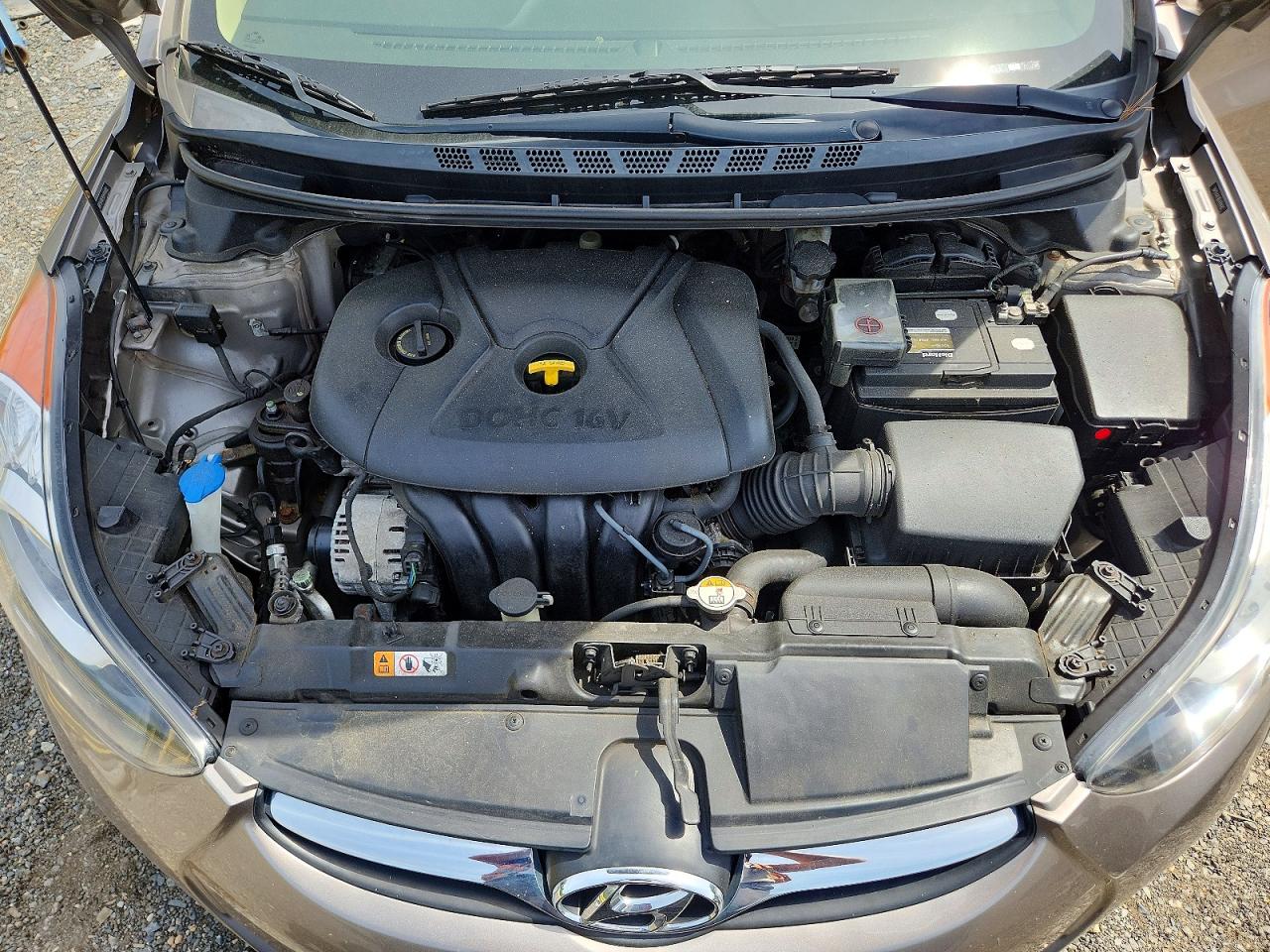 2013 Hyundai Elantra Gls Tan vin: 5NPDH4AE9DH444482