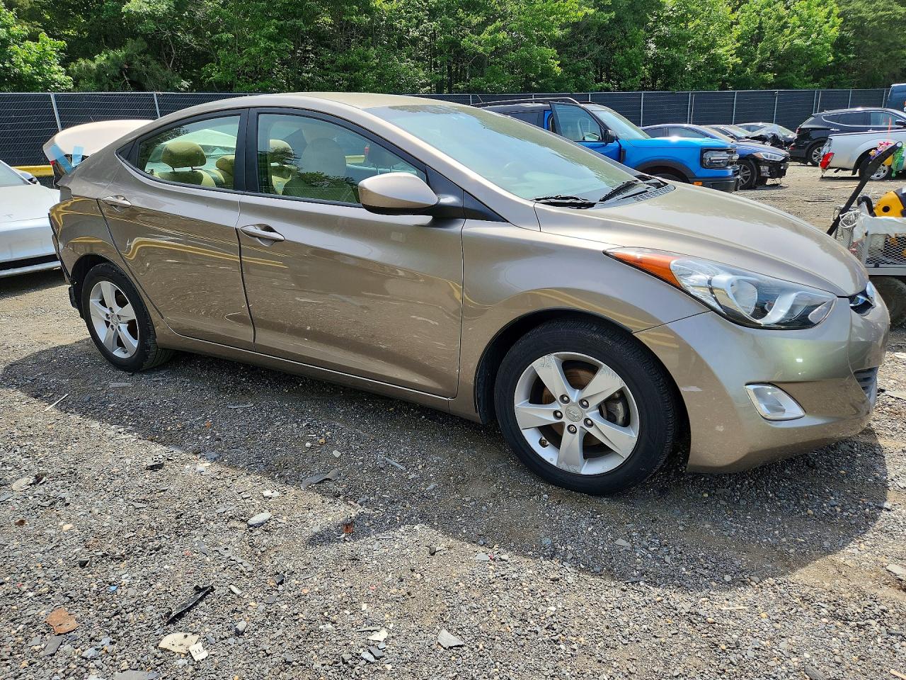 2013 Hyundai Elantra Gls Tan vin: 5NPDH4AE9DH444482