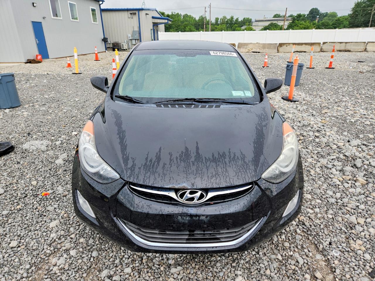 2013 Hyundai Elantra Gls Black vin: 5NPDH4AE9DH444787
