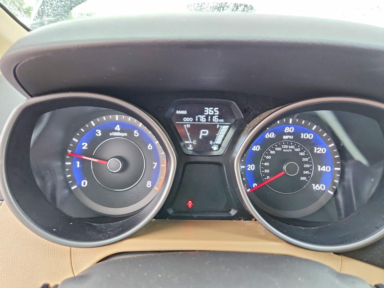 2013 Hyundai Elantra Gls Black vin: 5NPDH4AE9DH444787