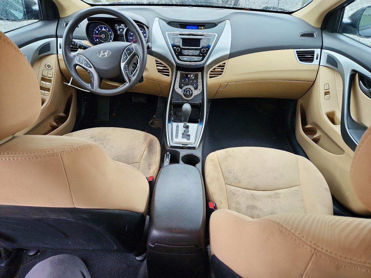 2013 Hyundai Elantra Gls Black vin: 5NPDH4AE9DH444787