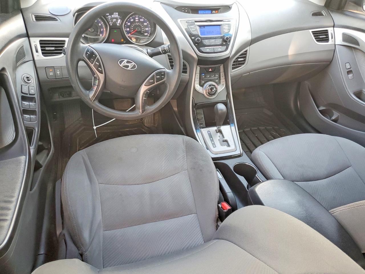 2013 Hyundai Elantra Gls White vin: 5NPDH4AE9DH450797