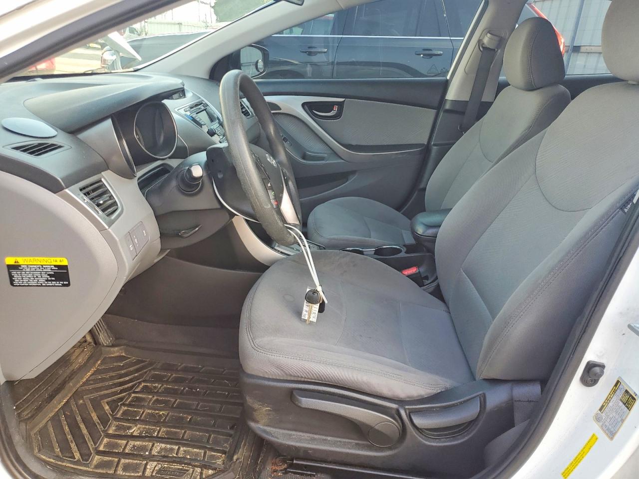 2013 Hyundai Elantra Gls White vin: 5NPDH4AE9DH450797