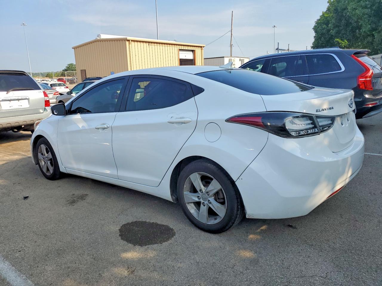 2013 Hyundai Elantra Gls White vin: 5NPDH4AE9DH450797