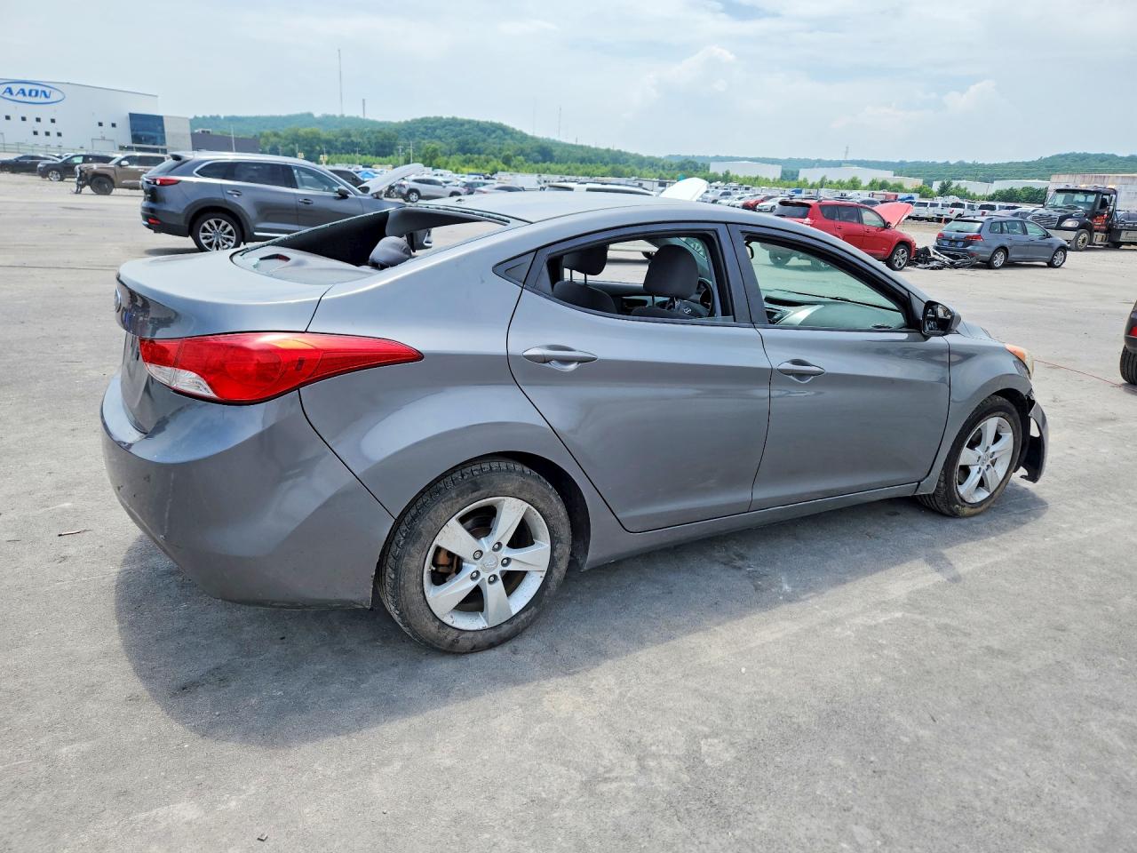 2013 Hyundai Elantra Gls Серый vin: 5NPDH4AE9DH452517