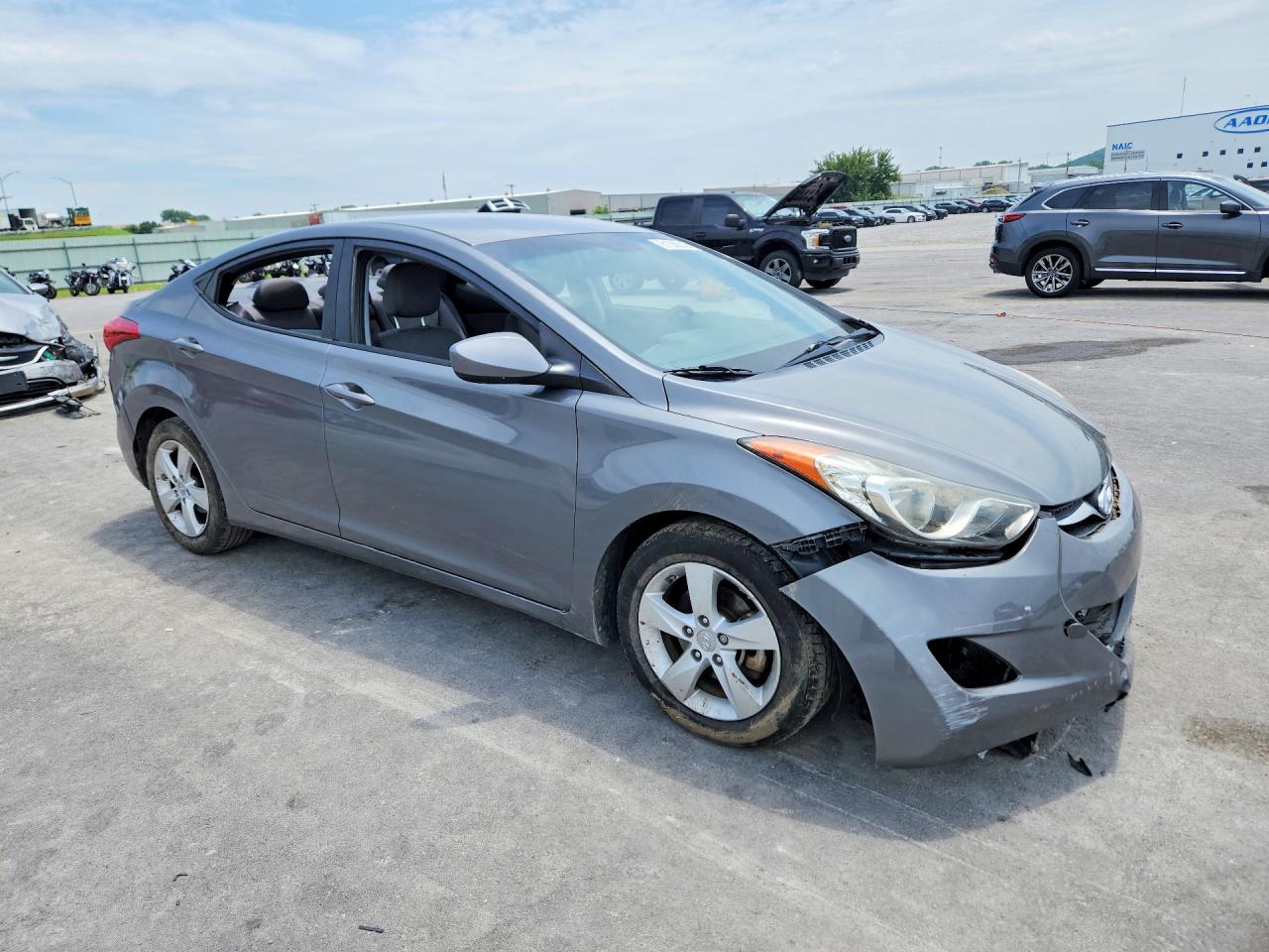 2013 Hyundai Elantra Gls Серый vin: 5NPDH4AE9DH452517