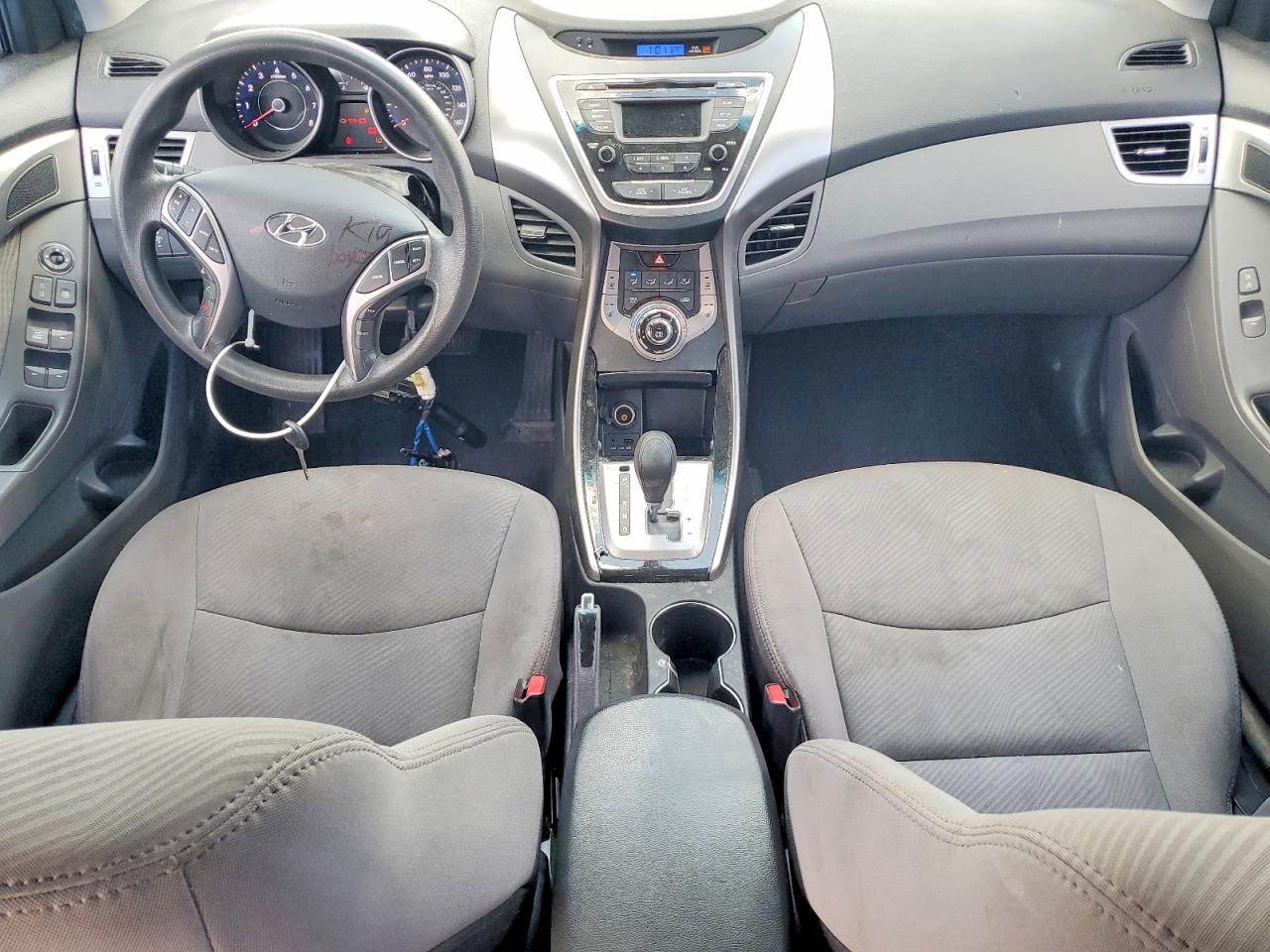 2013 Hyundai Elantra Gls Серый vin: 5NPDH4AE9DH452517