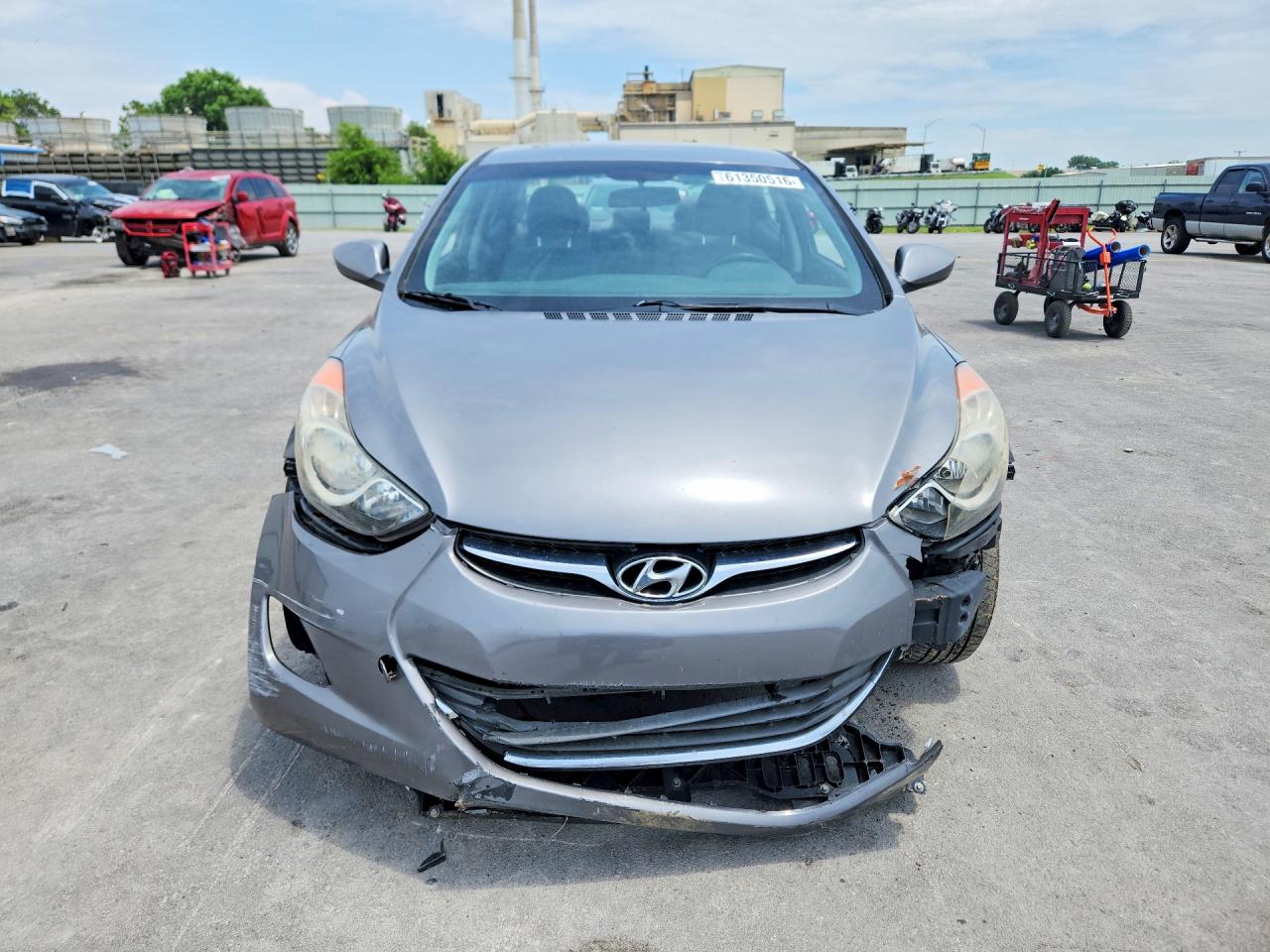 2013 Hyundai Elantra Gls Серый vin: 5NPDH4AE9DH452517