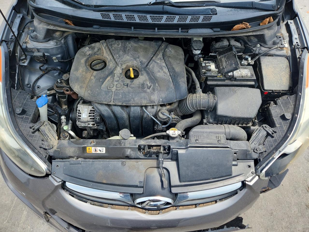 2013 Hyundai Elantra Gls Серый vin: 5NPDH4AE9DH452517