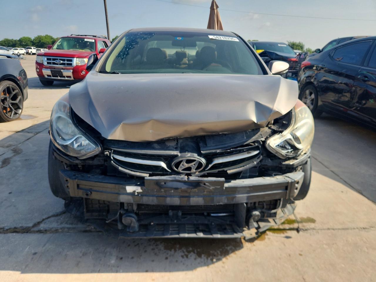 2013 Hyundai Elantra Limited Серый vin: 5NPDH4AE9DH453294