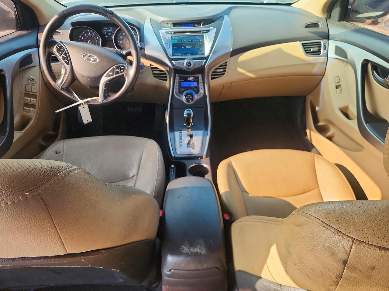 2013 Hyundai Elantra Limited Серый vin: 5NPDH4AE9DH453294