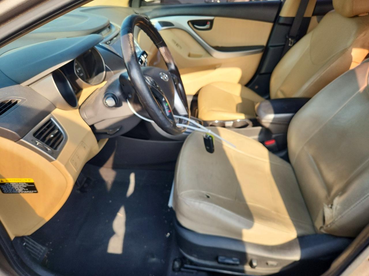 2013 Hyundai Elantra Limited Серый vin: 5NPDH4AE9DH453294