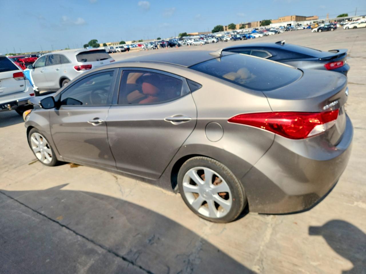 2013 Hyundai Elantra Limited Серый vin: 5NPDH4AE9DH453294