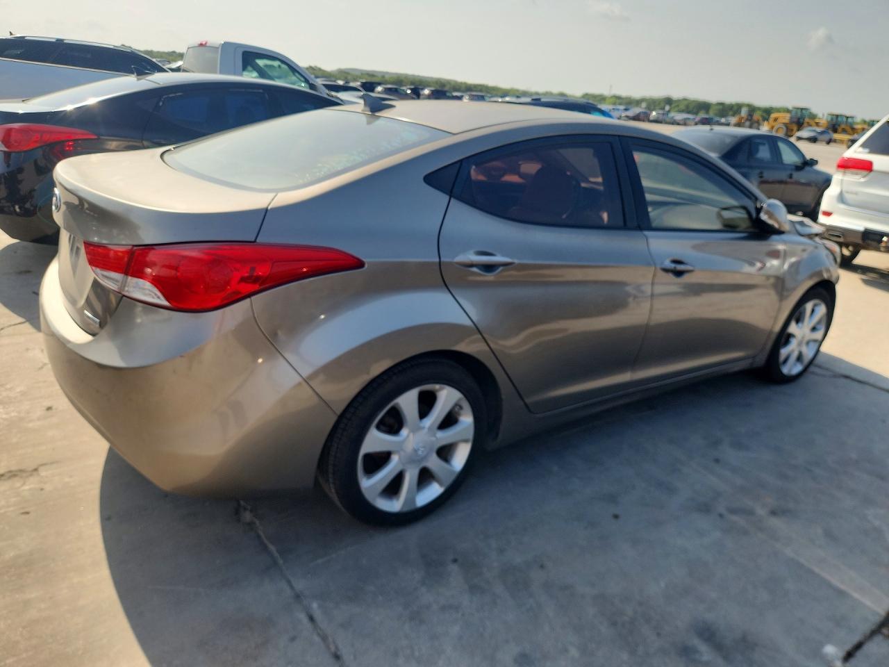 2013 Hyundai Elantra Limited Серый vin: 5NPDH4AE9DH453294