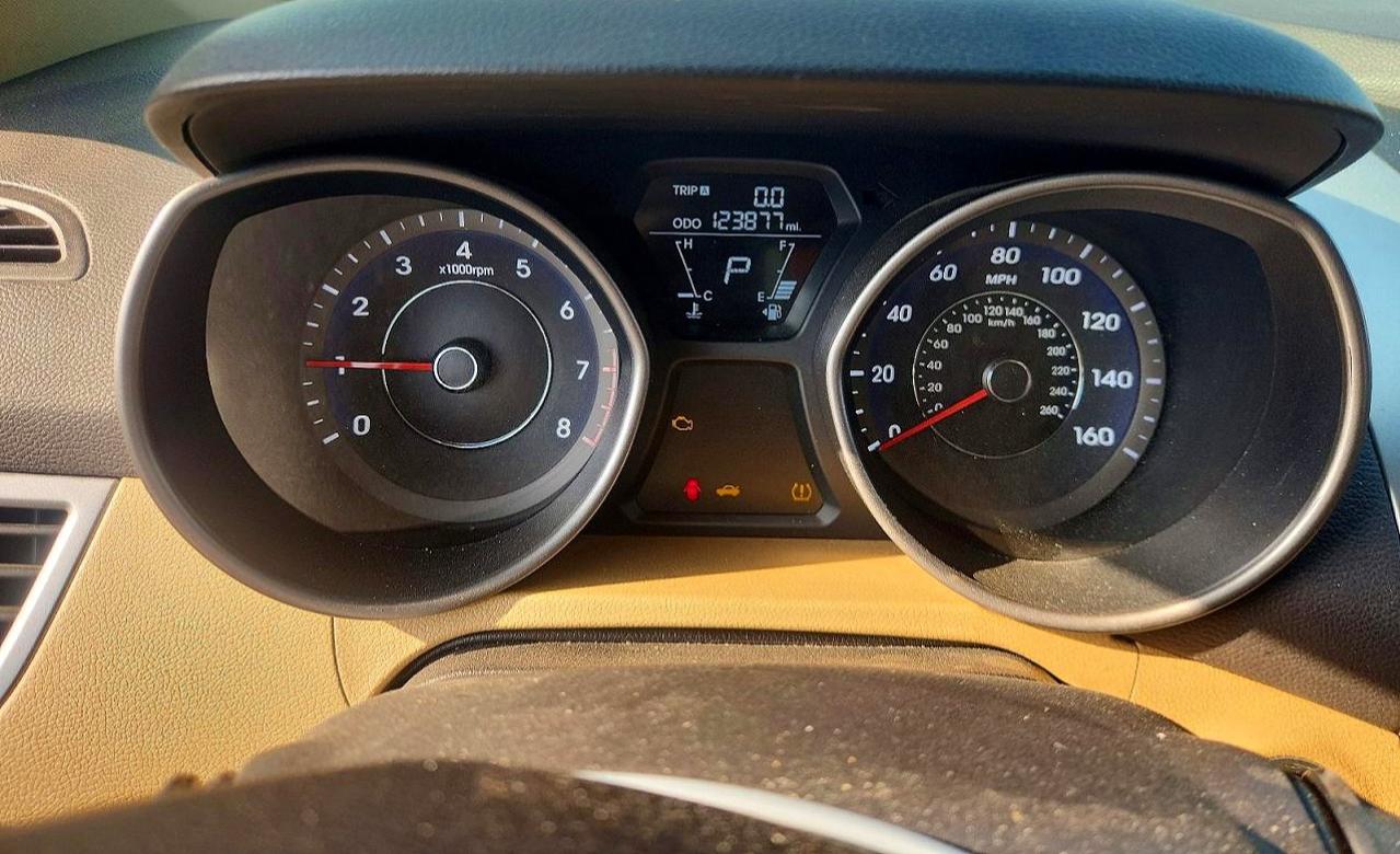 2013 Hyundai Elantra Limited Серый vin: 5NPDH4AE9DH453294