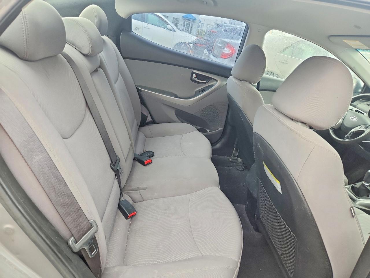 2014 Hyundai Elantra Se Gray vin: 5NPDH4AE9EH456911