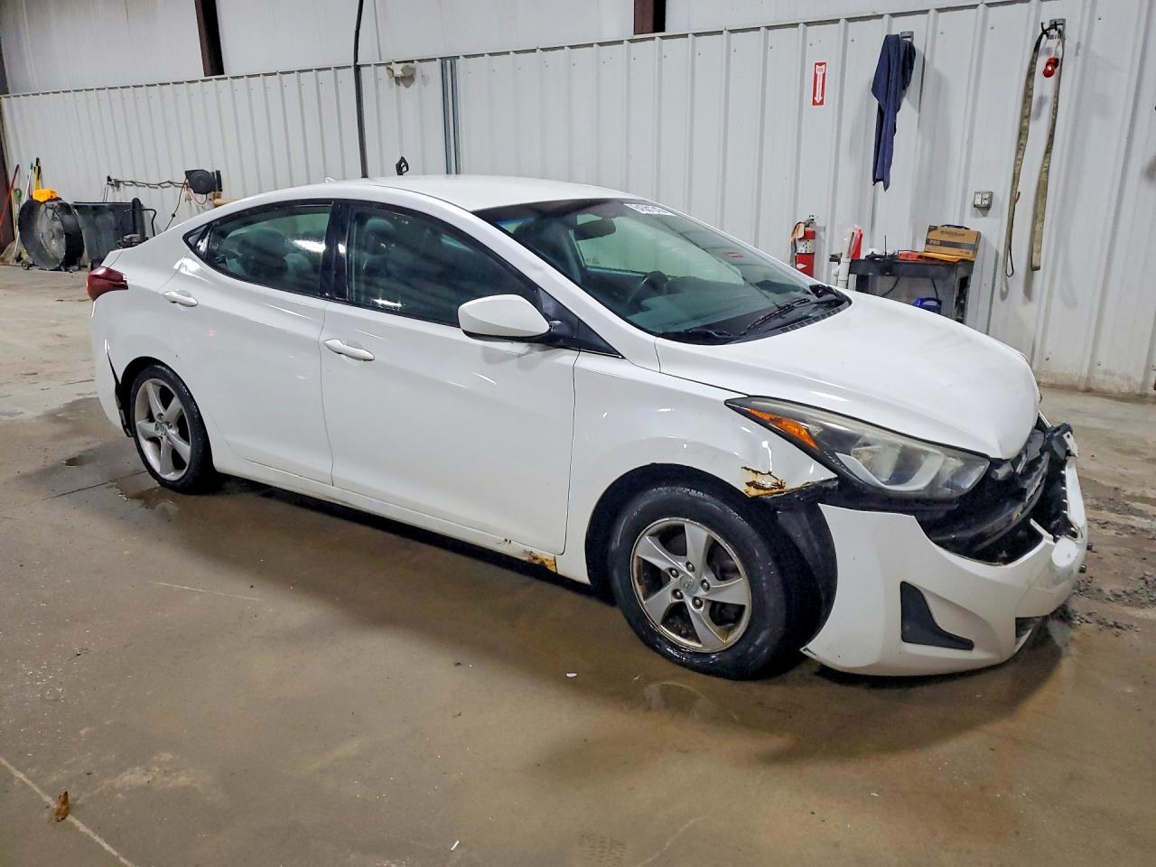 2014 Hyundai Elantra Se Белый vin: 5NPDH4AE9EH456956