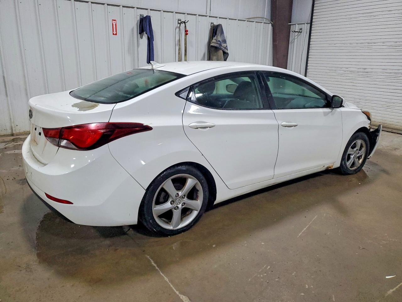2014 Hyundai Elantra Se Белый vin: 5NPDH4AE9EH456956