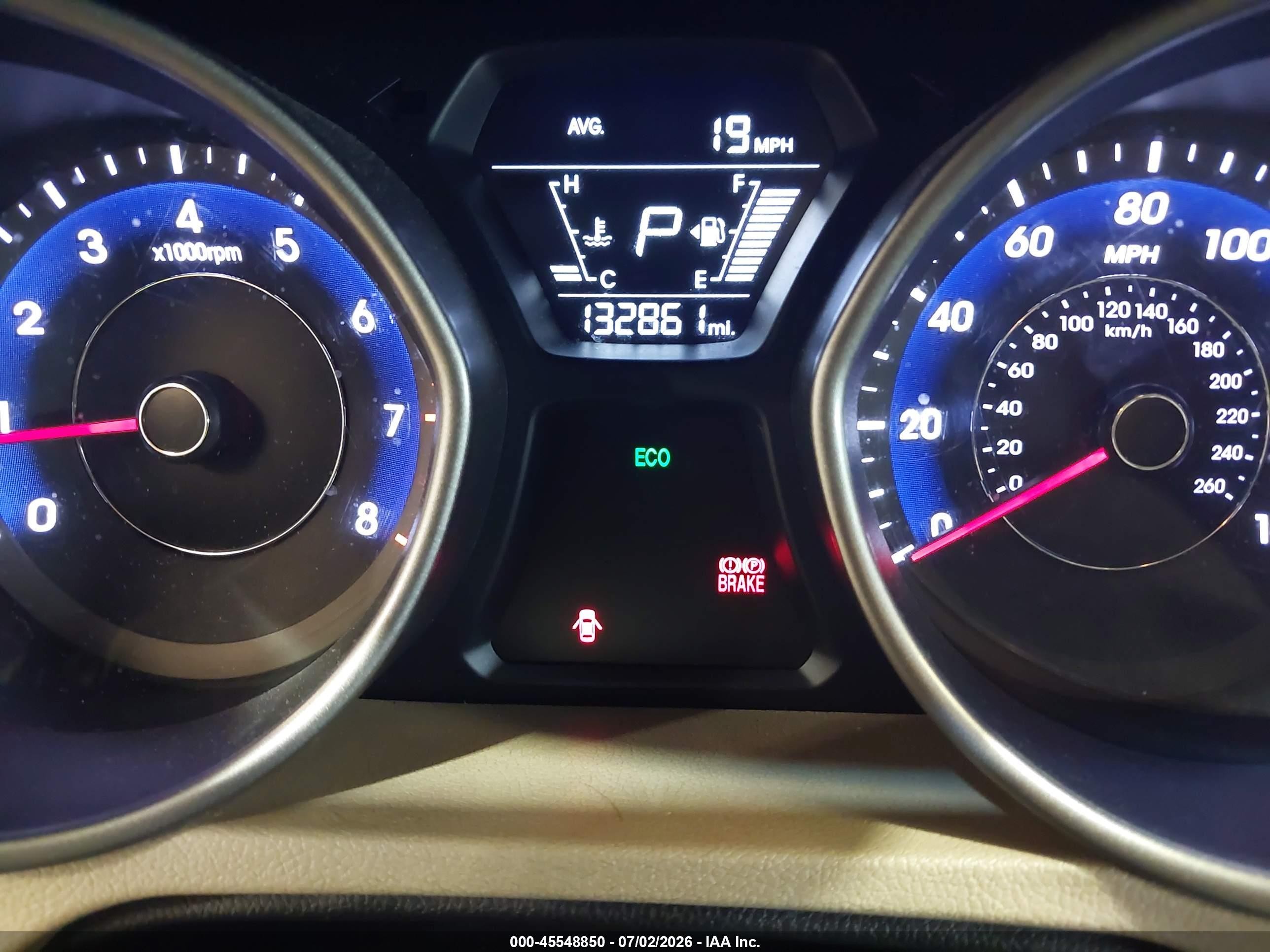 2014 Hyundai Elantra Se Blue vin: 5NPDH4AE9EH460134