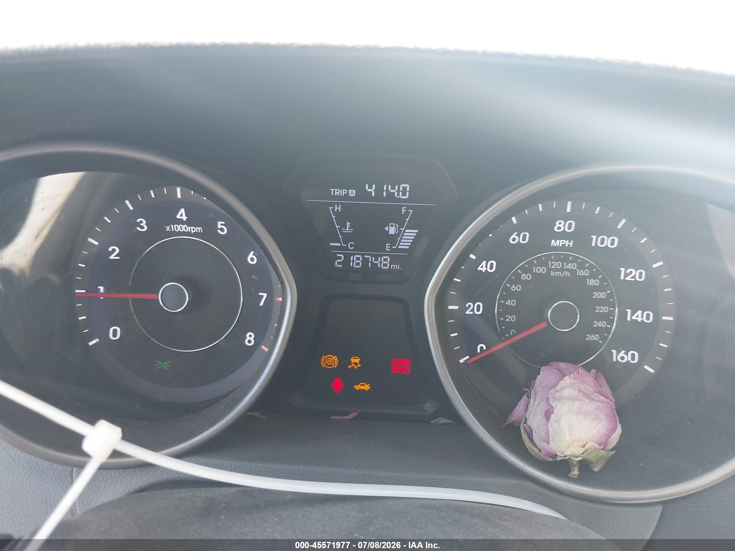 2014 Hyundai Elantra Se Silver vin: 5NPDH4AE9EH463468