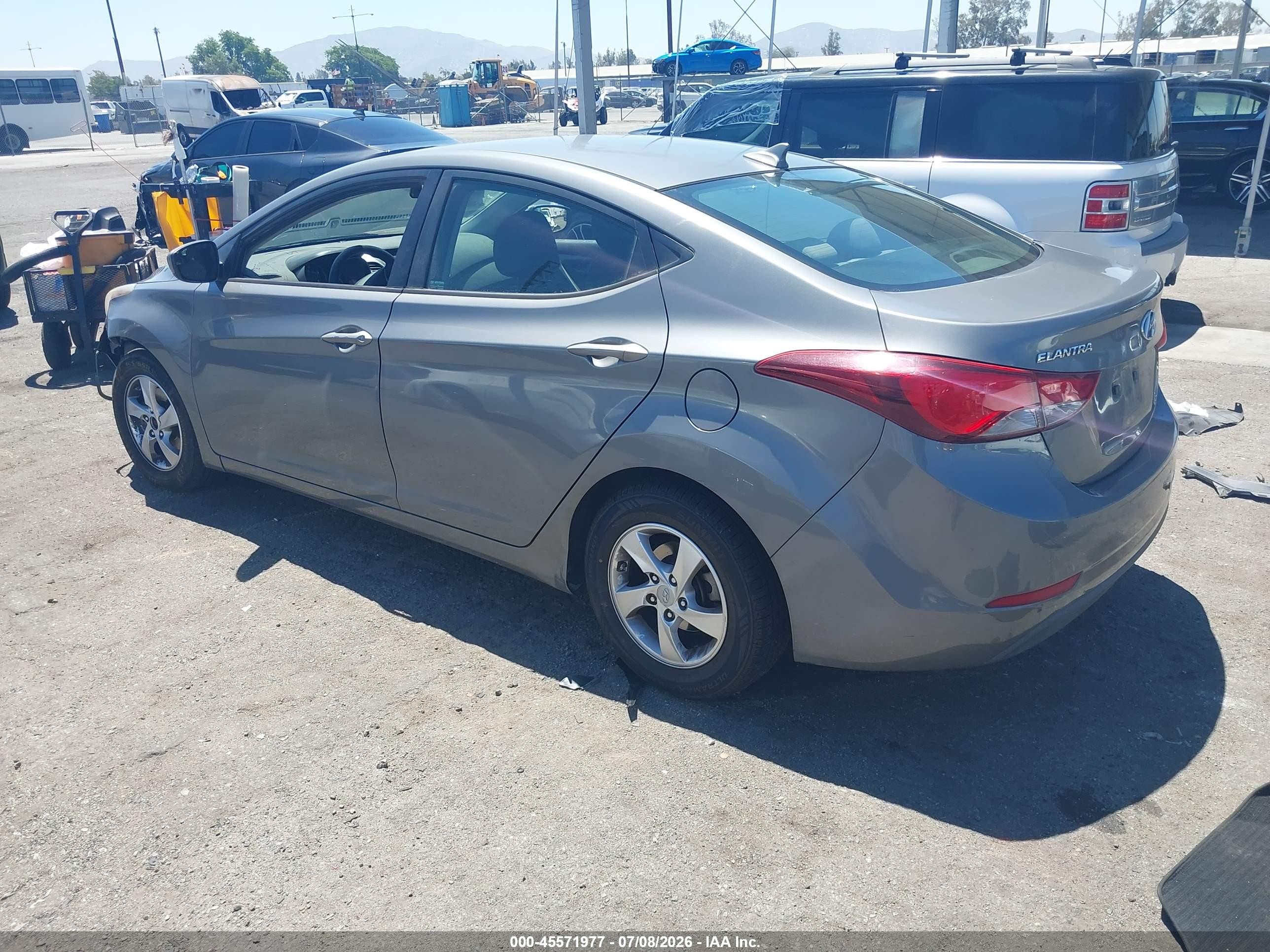 2014 Hyundai Elantra Se Silver vin: 5NPDH4AE9EH463468