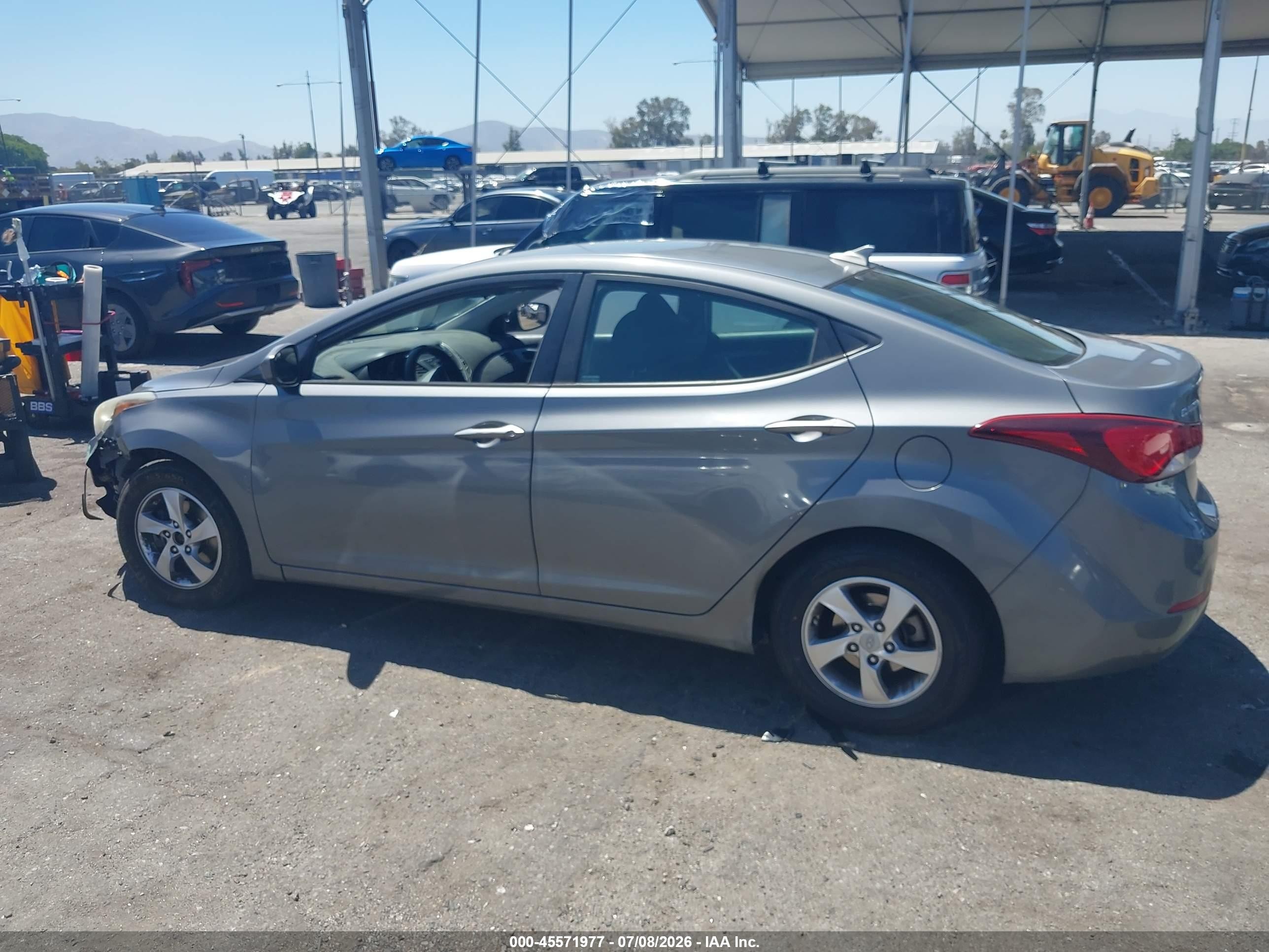 2014 Hyundai Elantra Se Silver vin: 5NPDH4AE9EH463468