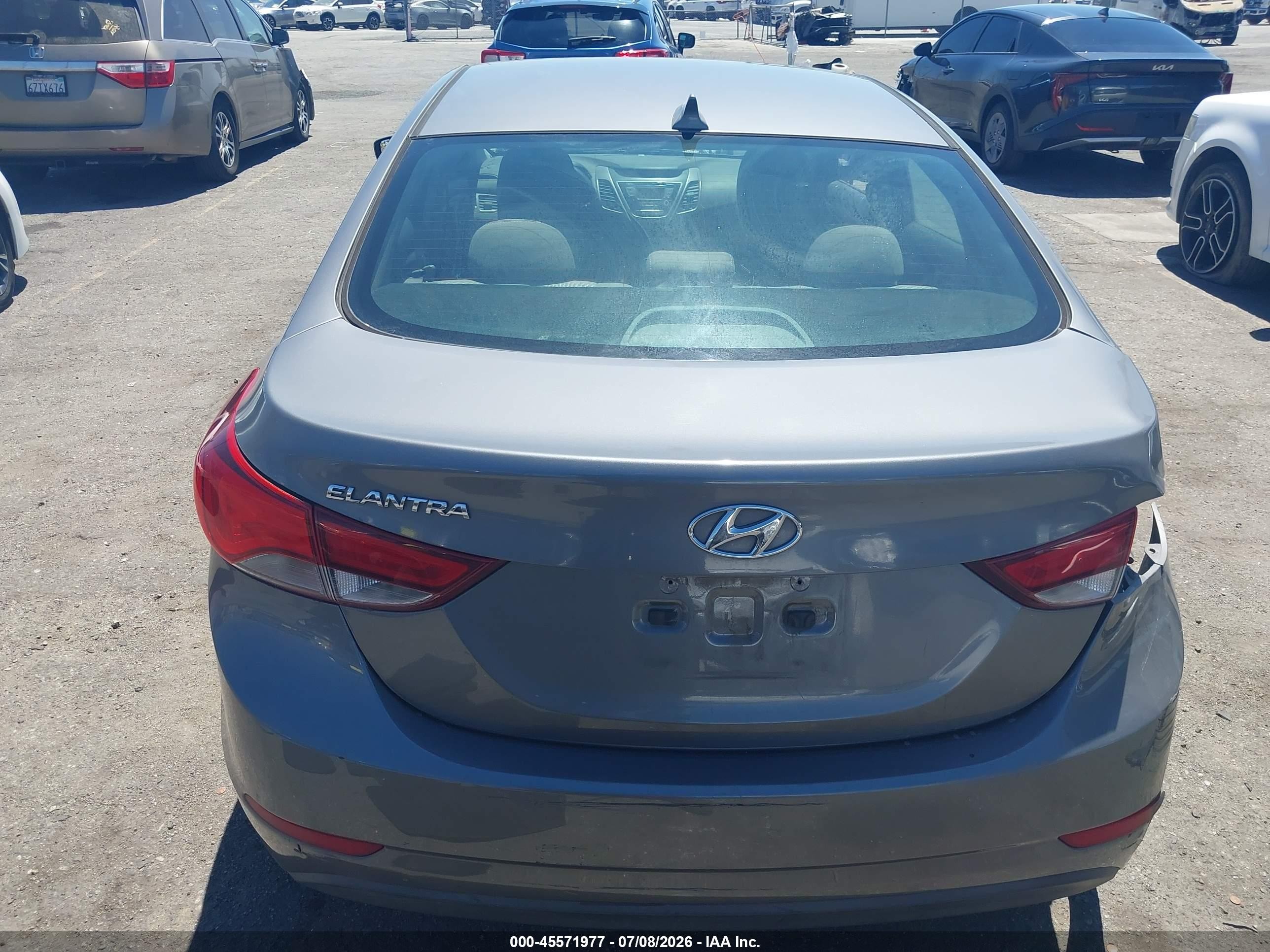 2014 Hyundai Elantra Se Silver vin: 5NPDH4AE9EH463468
