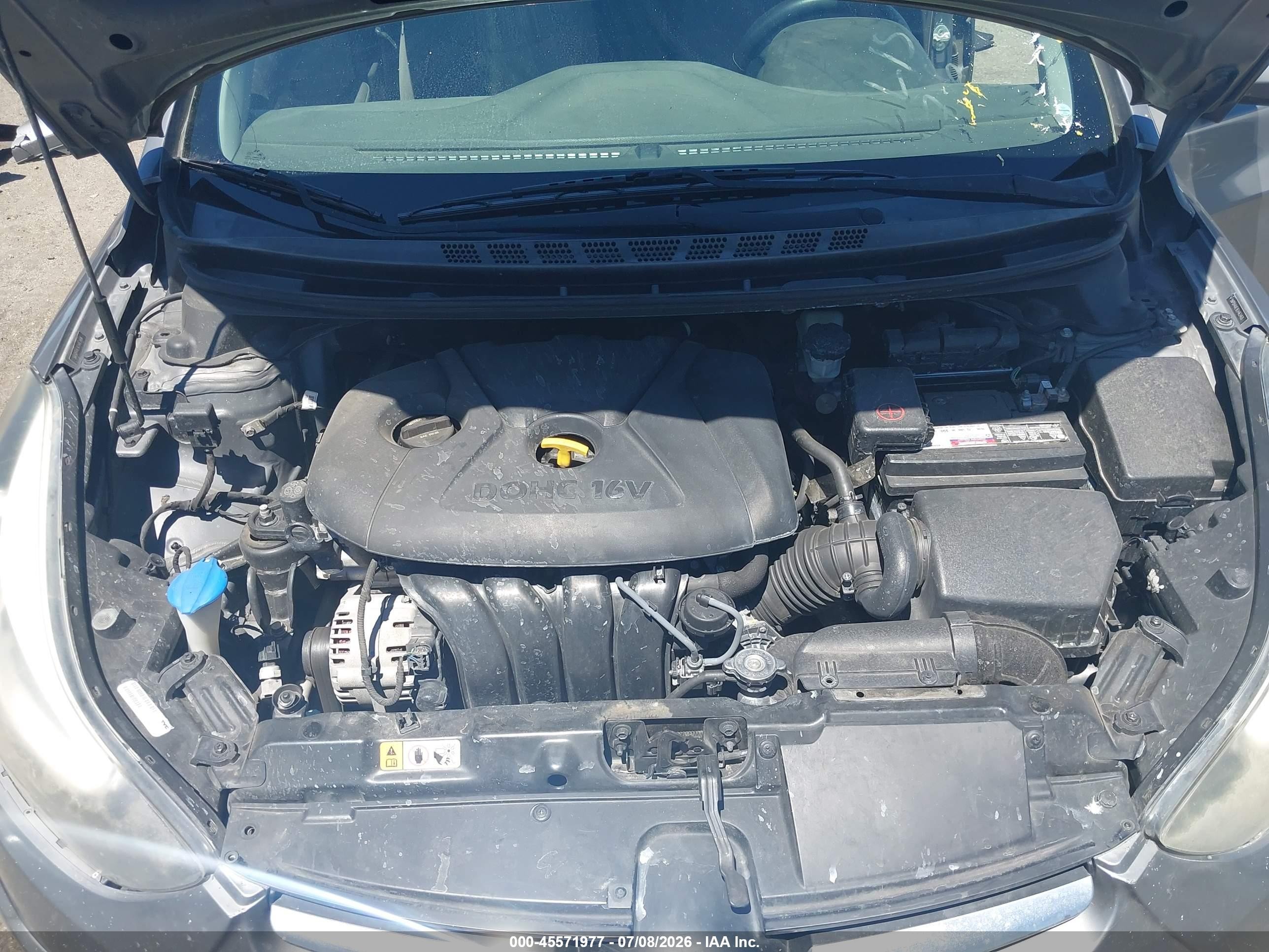 2014 Hyundai Elantra Se Silver vin: 5NPDH4AE9EH463468
