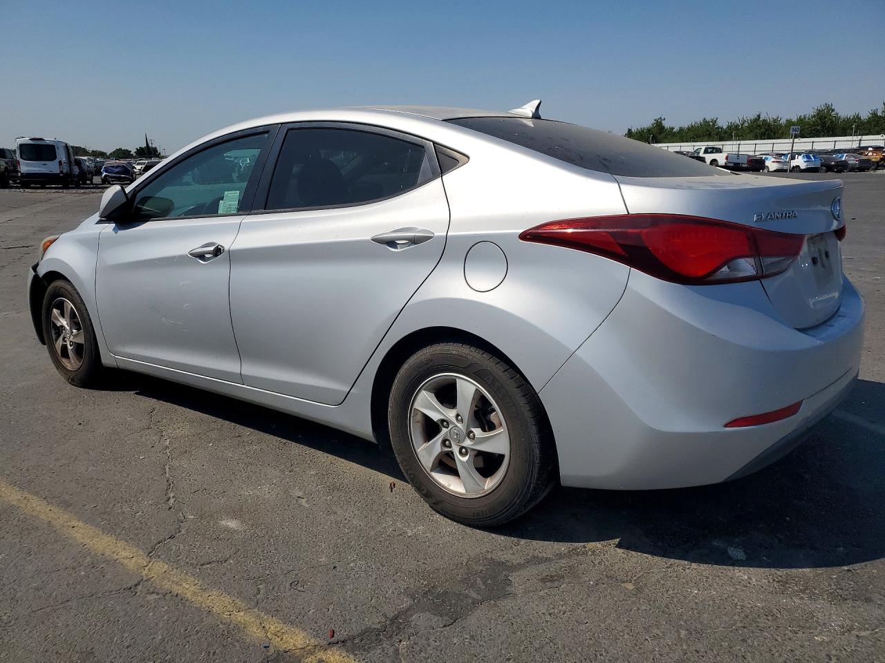 2014 Hyundai Elantra Se Silver vin: 5NPDH4AE9EH464071