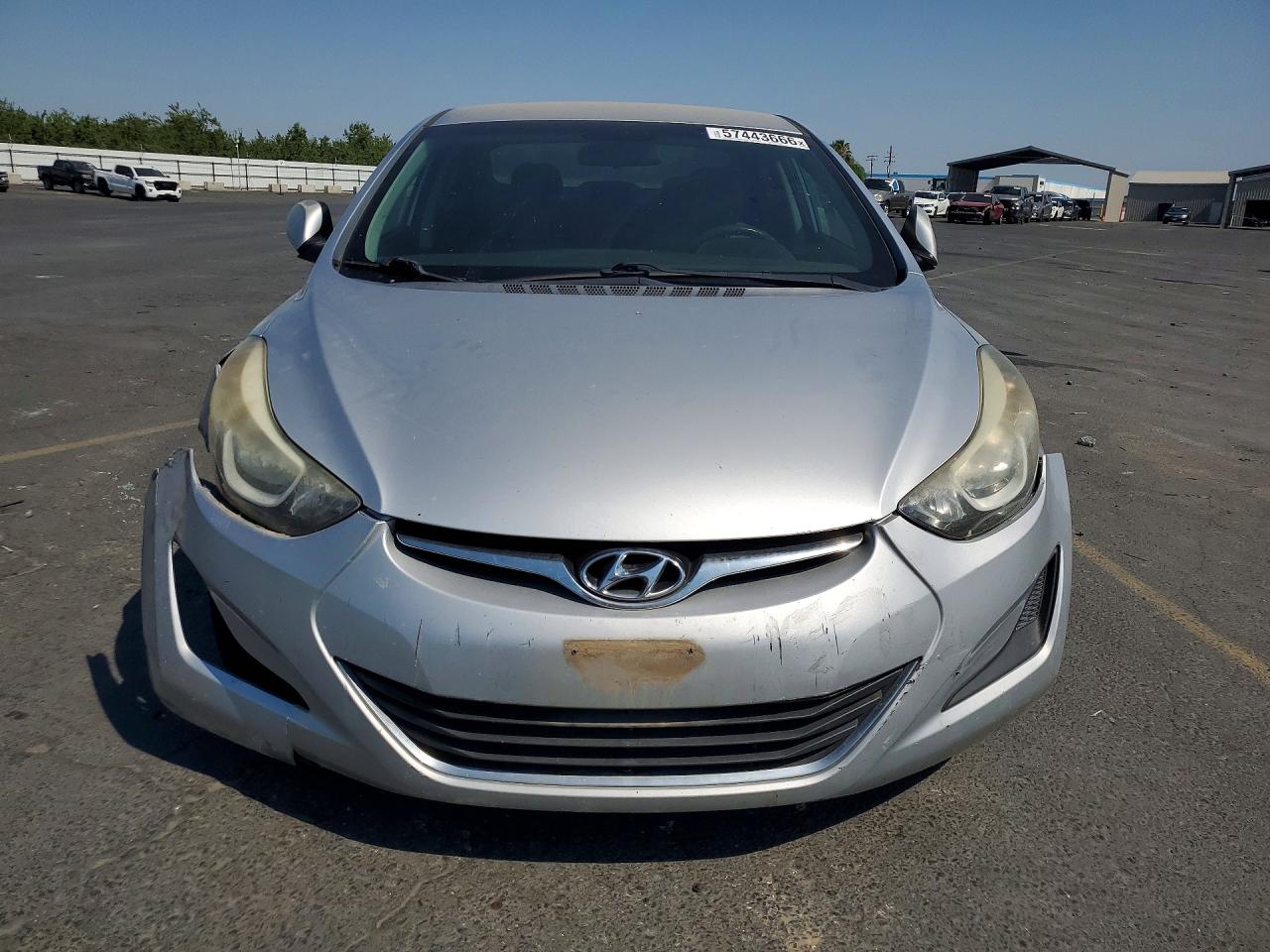 2014 Hyundai Elantra Se Silver vin: 5NPDH4AE9EH464071