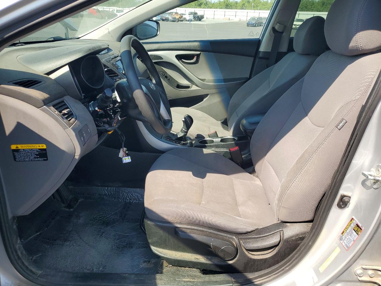 2014 Hyundai Elantra Se Silver vin: 5NPDH4AE9EH464071