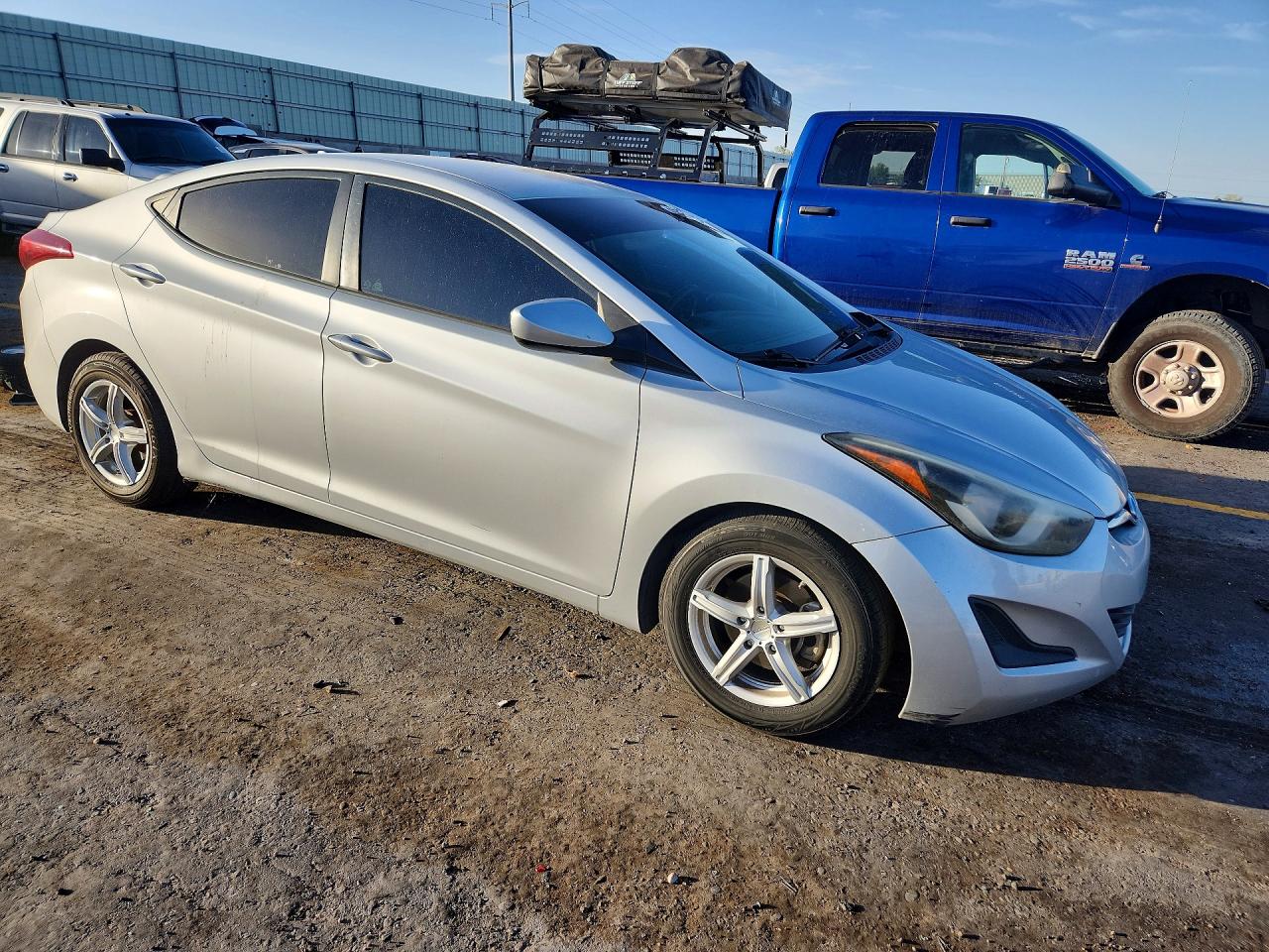 2014 Hyundai Elantra Se Silver vin: 5NPDH4AE9EH464863