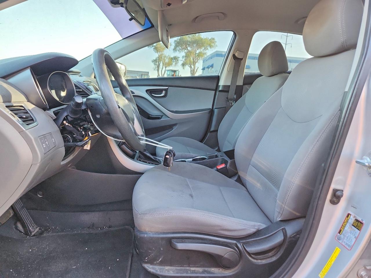 2014 Hyundai Elantra Se Silver vin: 5NPDH4AE9EH464863
