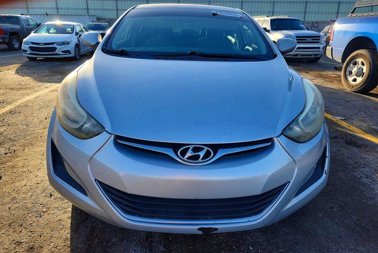 2014 Hyundai Elantra Se Silver vin: 5NPDH4AE9EH464863