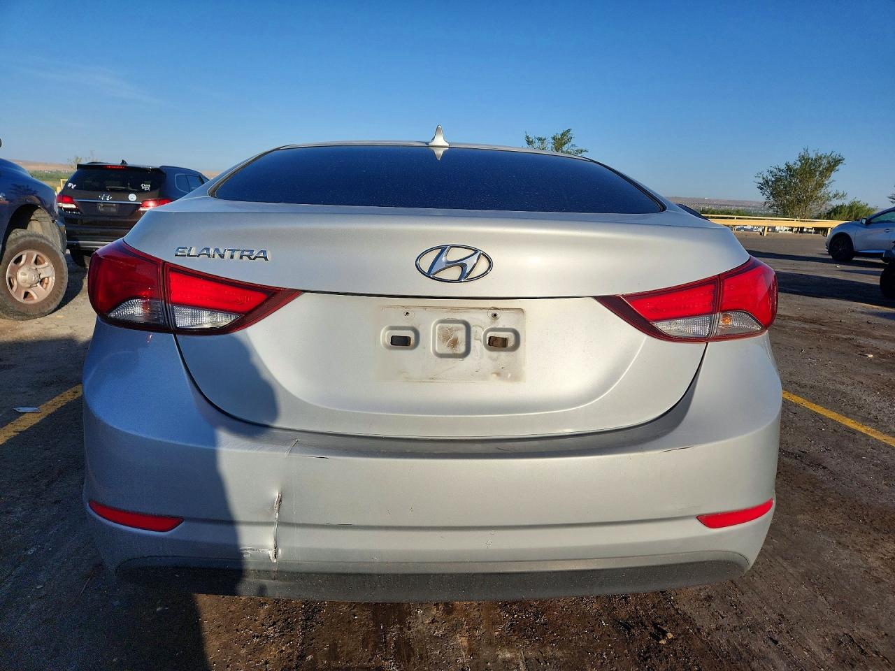 2014 Hyundai Elantra Se Silver vin: 5NPDH4AE9EH464863