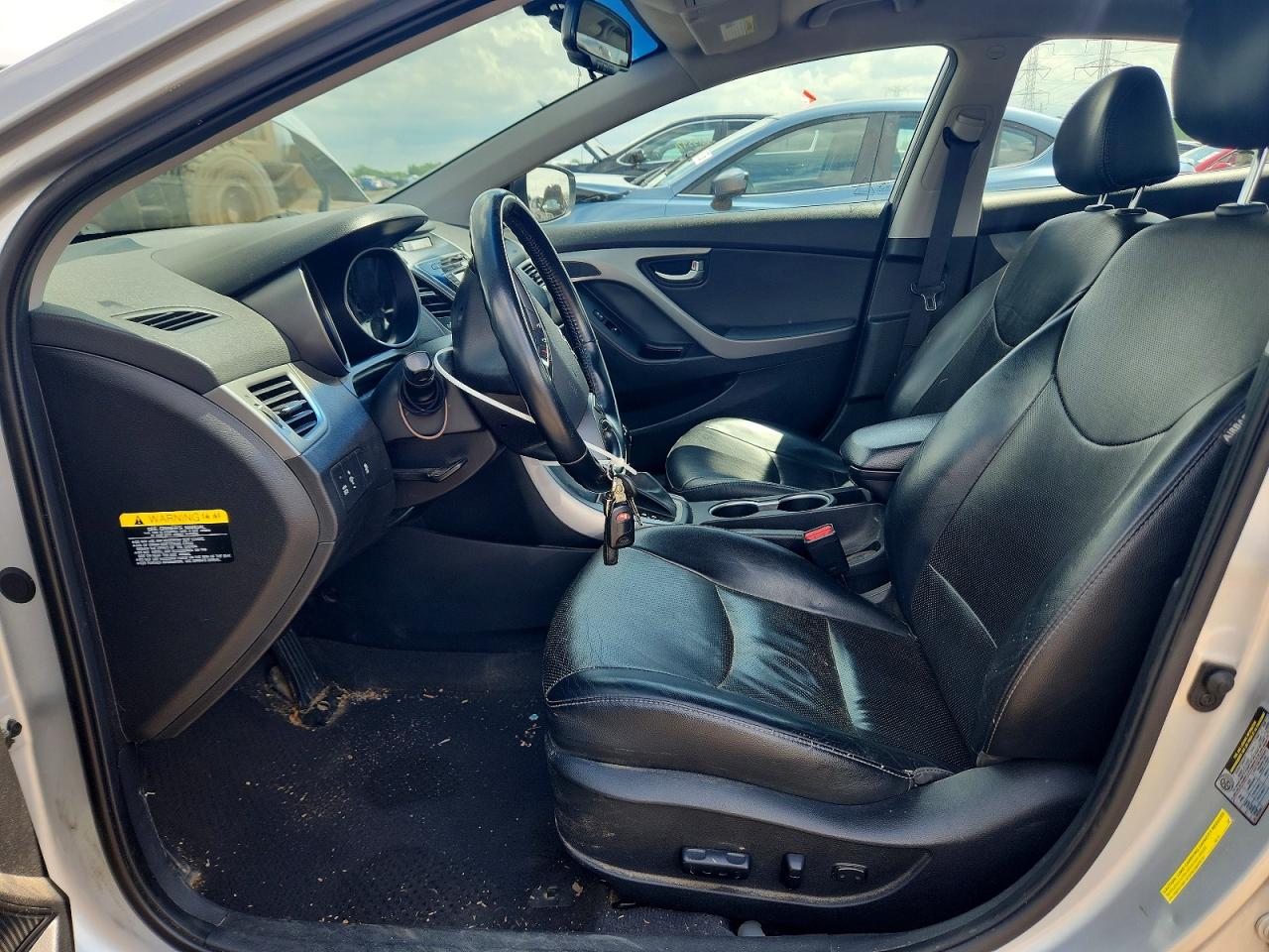 2014 Hyundai Elantra Limited Silver vin: 5NPDH4AE9EH465852