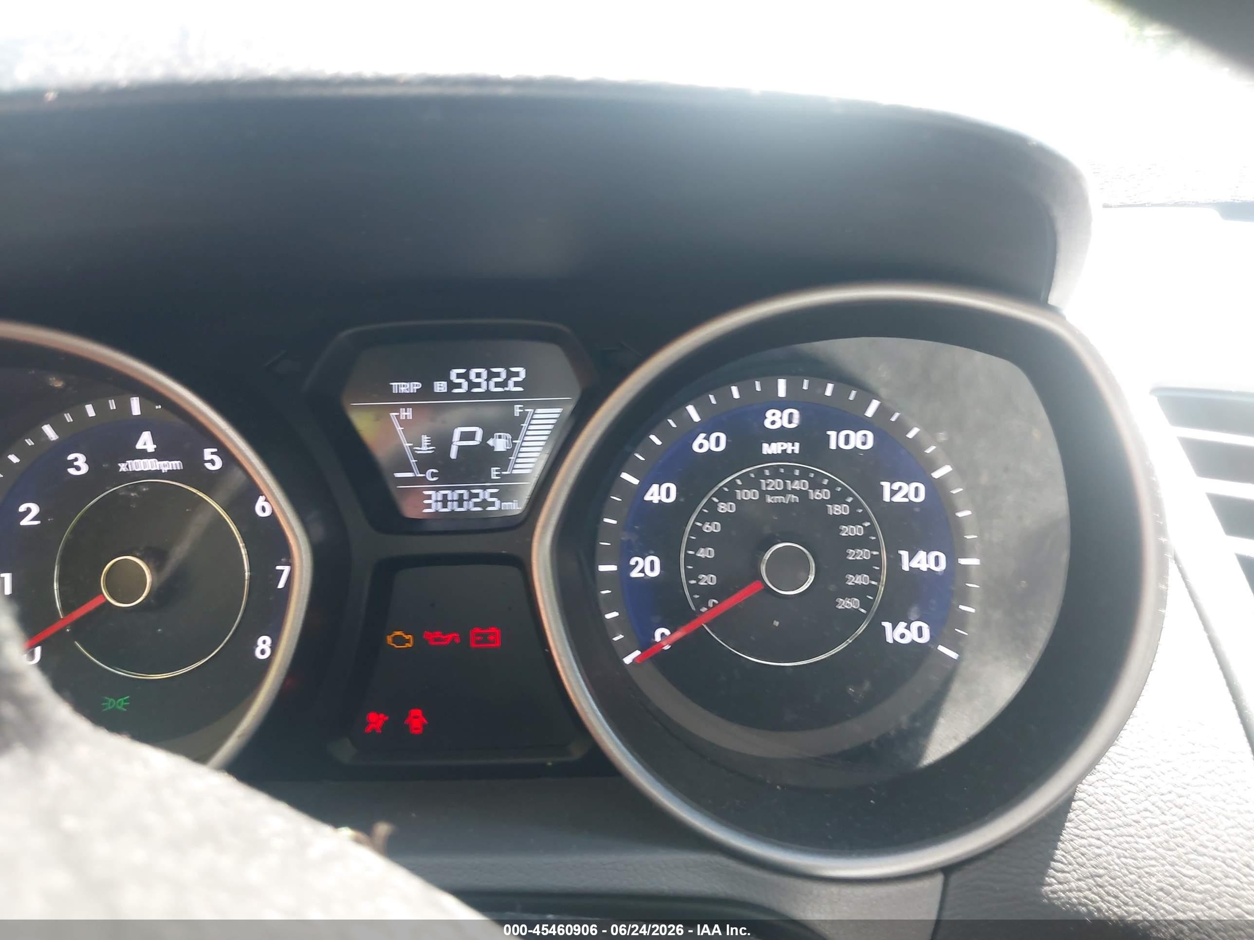 2014 Hyundai Elantra Se Gray vin: 5NPDH4AE9EH468007