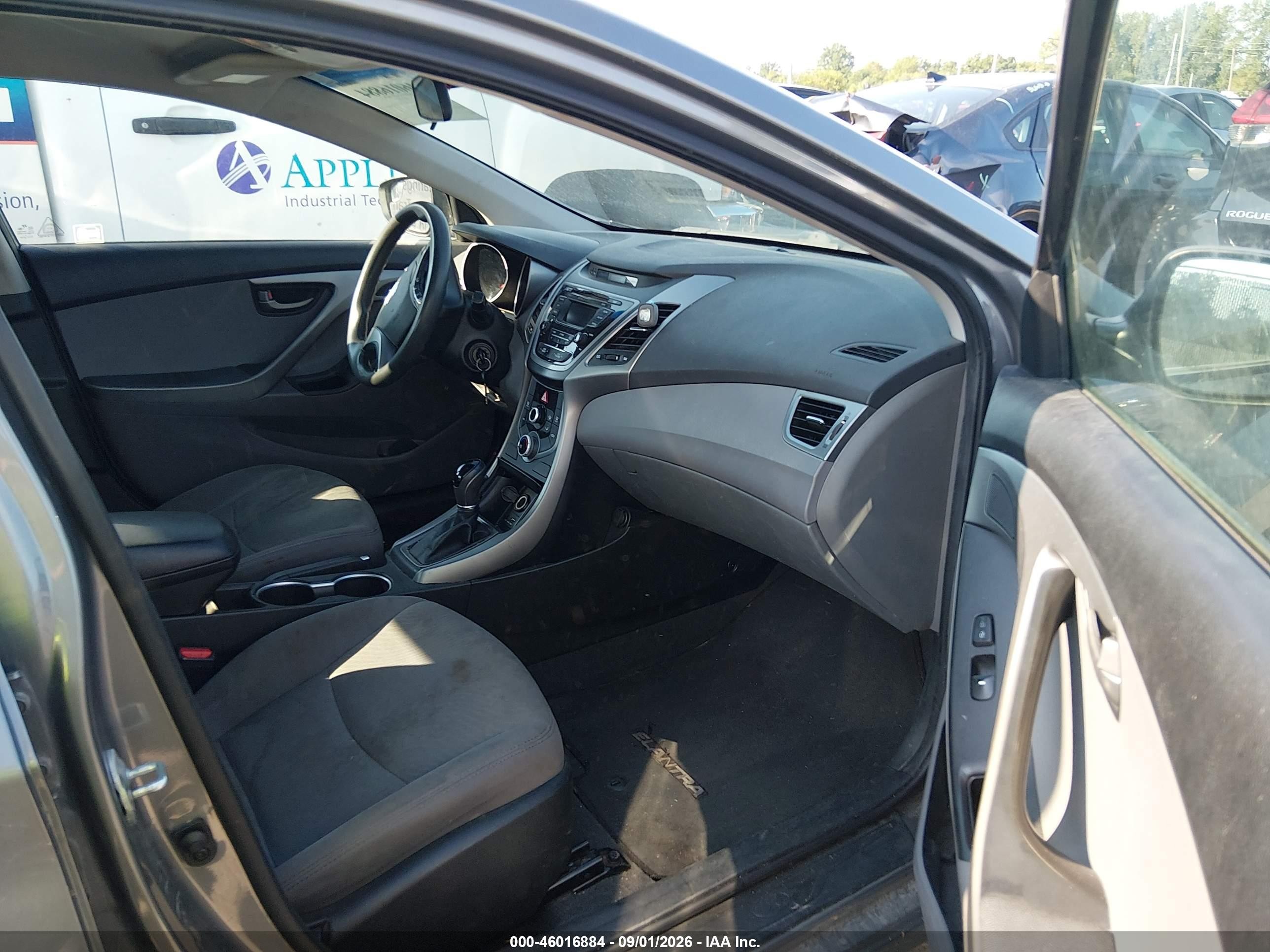 2014 Hyundai Elantra Se Серый vin: 5NPDH4AE9EH469545