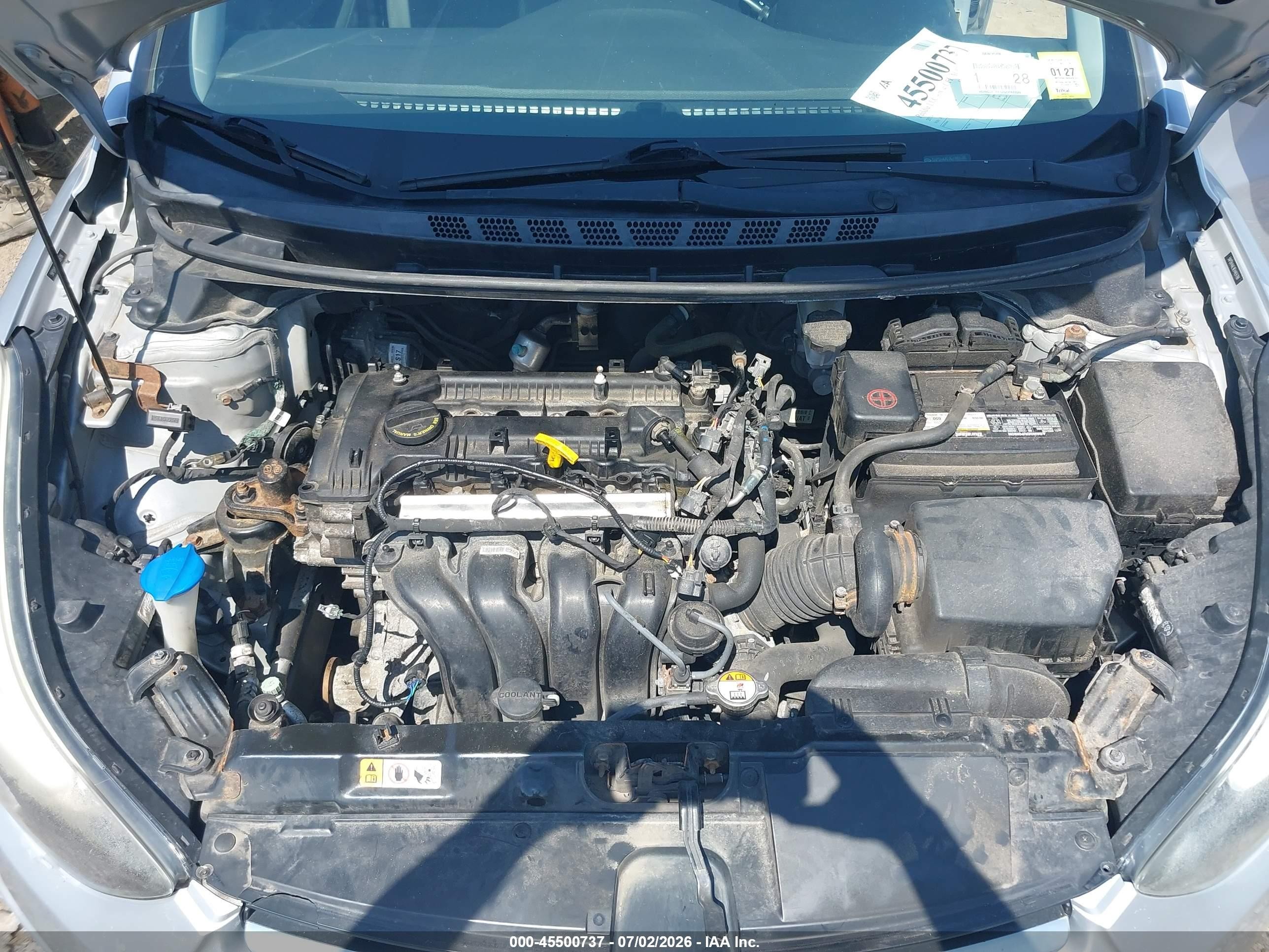 2014 Hyundai Elantra Se Silver vin: 5NPDH4AE9EH469786