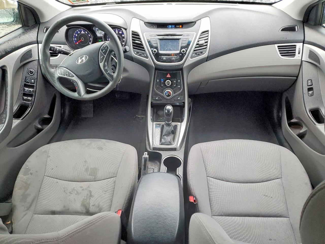 2014 Hyundai Elantra Se White vin: 5NPDH4AE9EH479069