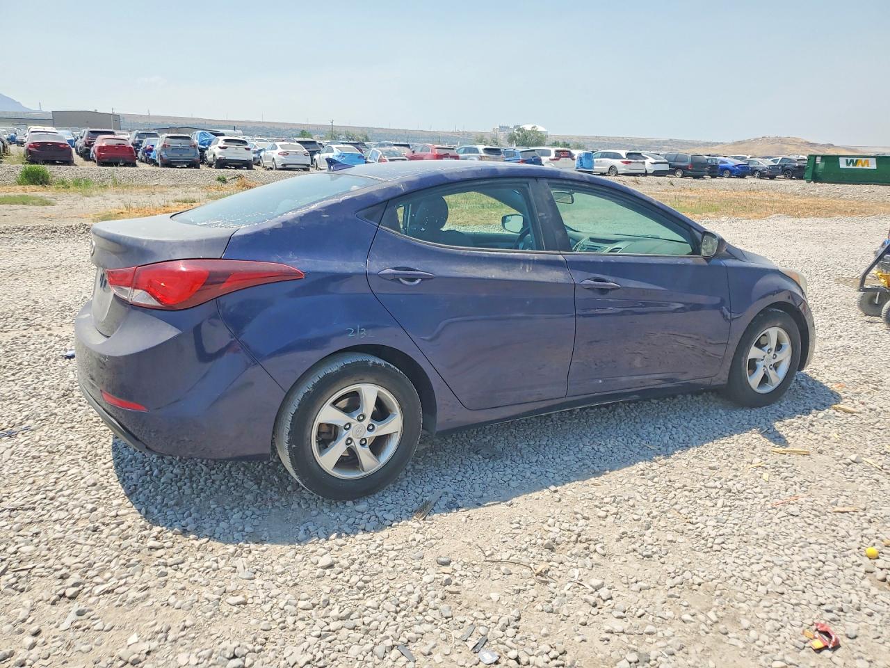 2014 Hyundai Elantra Se Синий vin: 5NPDH4AE9EH483543