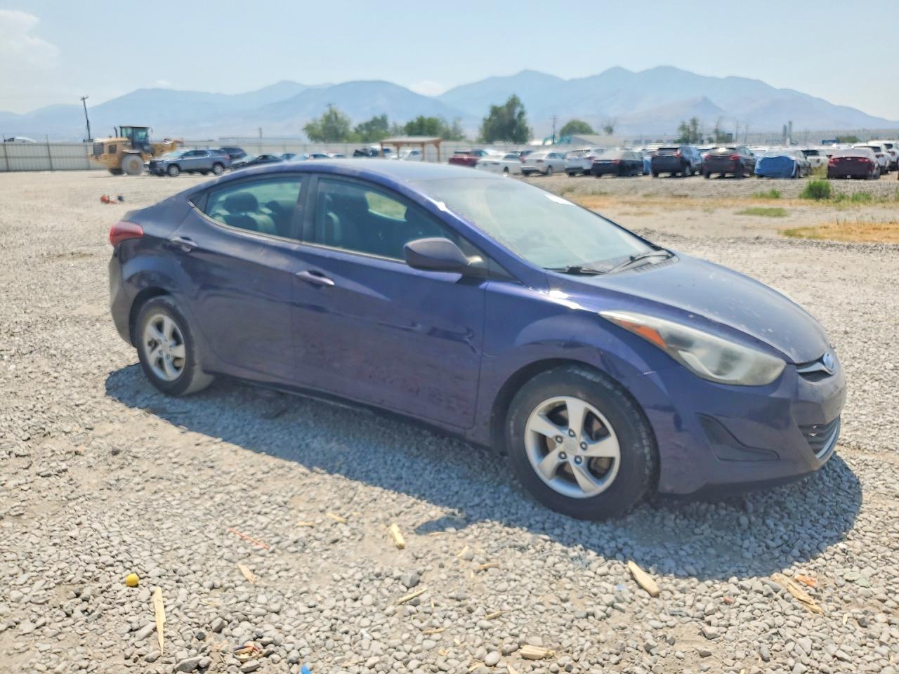 2014 Hyundai Elantra Se Синий vin: 5NPDH4AE9EH483543