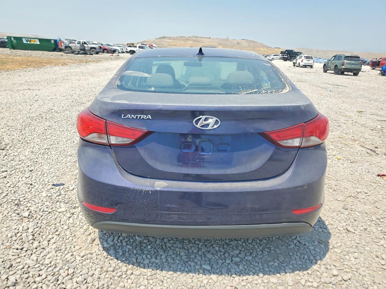 2014 Hyundai Elantra Se Синий vin: 5NPDH4AE9EH483543