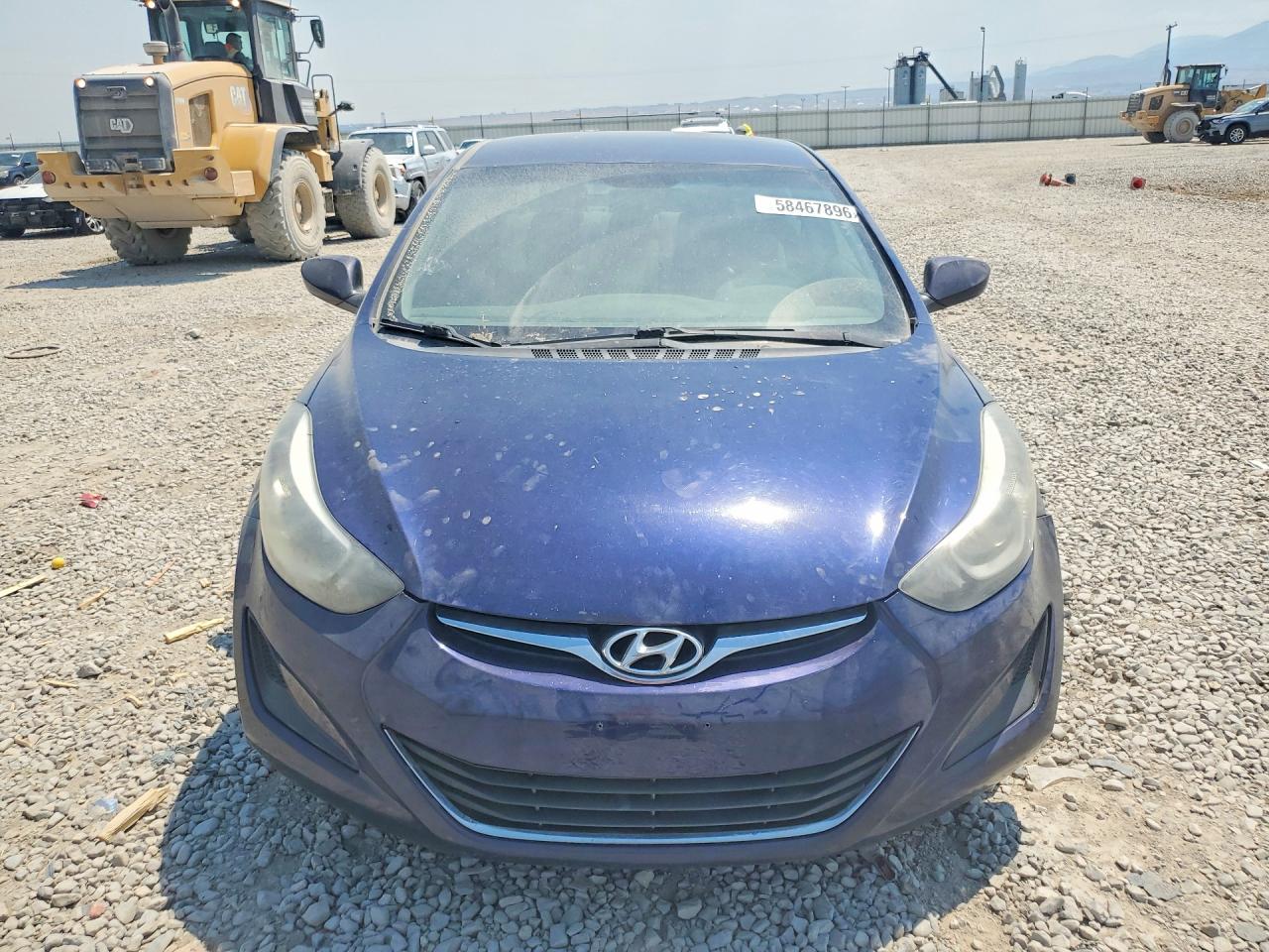 2014 Hyundai Elantra Se Синий vin: 5NPDH4AE9EH483543