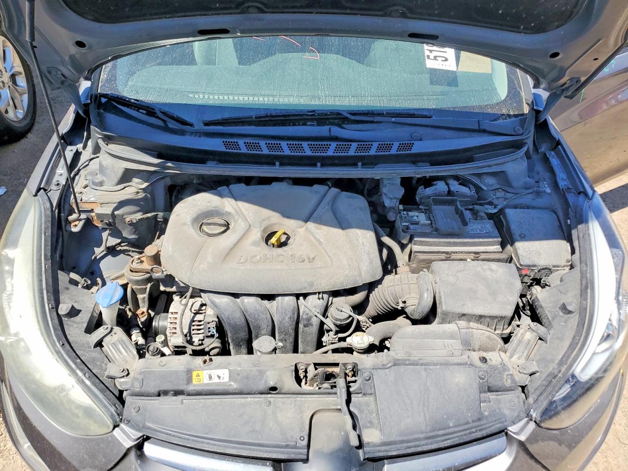 2014 Hyundai Elantra Limited Gray vin: 5NPDH4AE9EH487561