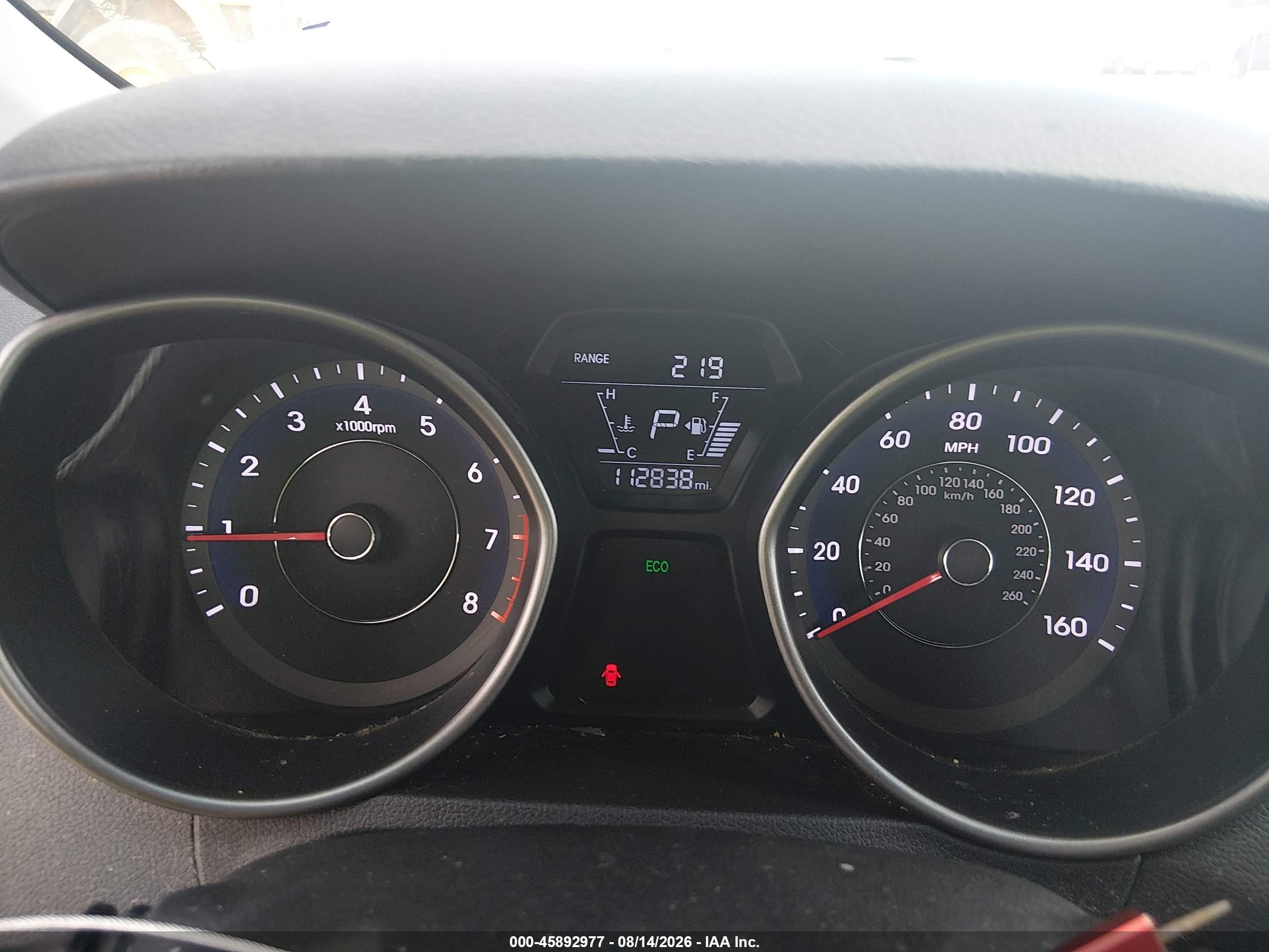 2014 Hyundai Elantra Limited White vin: 5NPDH4AE9EH488581