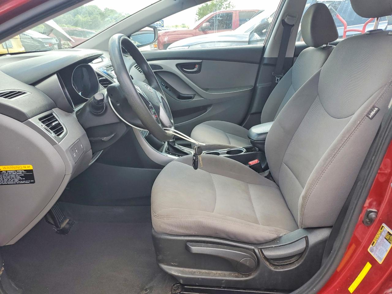 2014 Hyundai Elantra Se Maroon vin: 5NPDH4AE9EH495269